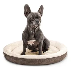 lionto Donut-Katzenbett rund, weich, waschbar und rutschfest