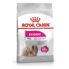 ROYAL CANIN Mini Exigent sausas pašaras šunims, SHN 1kg parduotuvėje zookaralyste.lt