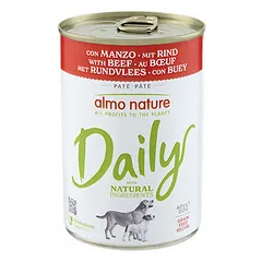 Almo Nature Daily jautiena, drėgnas maistas šunims 400 g