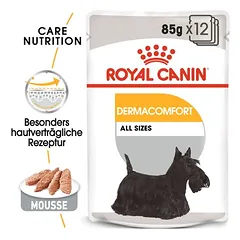 Royal Canin Dermacomfort drėgnas maistas, papildantis sausą maistą šunims