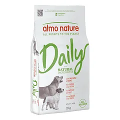 Almo Nature DAILY DOG ALL BREADS jautiena ir ryžiai sausas maistas suaugusiems šunims, 12 kg