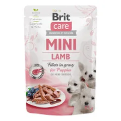 Brit Care Mini konservai su ėrienos file mažų veislių šuniukams