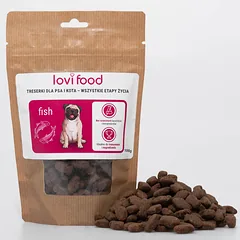 Lovi Food Fish - skanėstai šunims ir katėms, su žuvimi, 100g — 2 nuotrauka