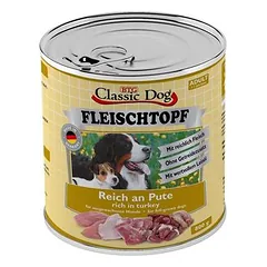 Classic Dog Adult mėsos troškinys Pur, konservai 6 x 800 g, drėgnas maistas šunims — 3 nuotrauka