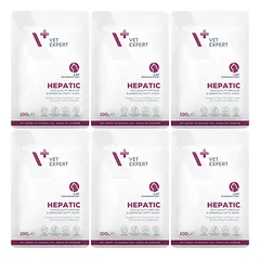 VETEXPERT Hepatic Cat – šlapias veterinarinis maistas katėms, 6x100 g