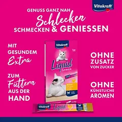 Vitakraft Cat Liquid-Snack skystas skanėstas katėms su vištiena + taurinu — 2 nuotrauka