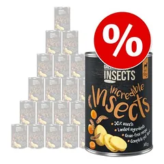 Greenwoods Insects su vabzdžiais, bulvėmis ir morkomis, drėgnas maistas šunims, Sparpaket: 24 x 375 g — 3 nuotrauka