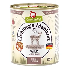 GranataPet Liebling's Mahlzeit PUR drėgnas maistas šunims 6 x 800 g — 2 nuotrauka