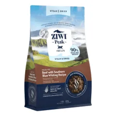 Ziwi Peak Steam & Dried Cat Beef with Southern Blue Whiting sausas pašaras katėms 800 g - Pet24 nuotrauka