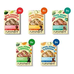 Nutriment Frischemenü Probierpaket – Hundefutter Vielfalt zum Testen