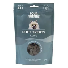 FourFriends minkšti skanėstai su ėriena, 200 g