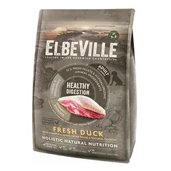 Elbeville Adult All Breeds Fresh Duck Healthy Digestion sausas maistas suaugusiems šunims, 4 kg