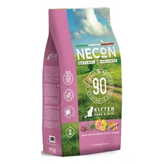 Necon Natural Wellness Kitten sausas pašaras kačiukams su kiauliena ir ryžiais