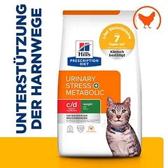 Hill's Prescription Diet c/d Urinary Stress + Metabolic sausas maistas katėms, 5 - 9,9 kg — 5 nuotrauka
