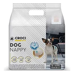 CROCI Dog Nappy sauskelnės šunim S 30-39cm