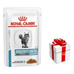ROYAL CANIN Sensitivity Control Chicken 12x85g paketėlis + STAIGMENA KATEI
