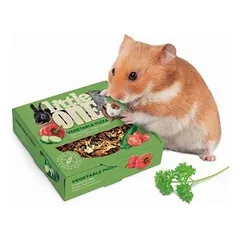 Mealberry Little One skanėstas-žaislas graužikams "Vegetable pizza" 55 g — 2 nuotrauka