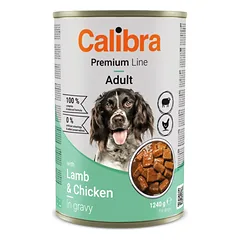 CALIBRA Dog Can Lamb/Chick konservai šunims su ėriena ir vištiena 1240g