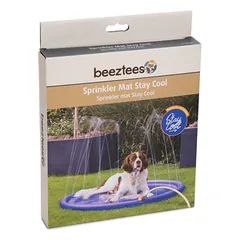 Beeztees purkštuvų kilimėlis Stay Cool, mėlynas, Ø 130 x H 5 cm — 2 nuotrauka