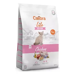 CALIBRA Cat Life sausas maistas kačiukams su vištiena 1.5 kg