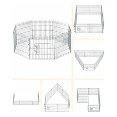 Sulankstomas metalinis gyvūno narvas PPK001W01 — 3 nuotrauka