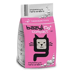 Bazyl Ag+ Compact bentonitinis kraikas katėms, 10 l