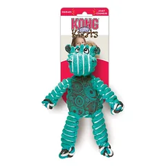 KONG Floppy Knots Hippo patvarus pliušinis žaislas šunims M/L