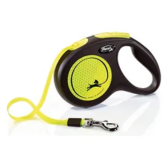 FLEXI automatinis pavadėlis NEW NEON m 5m juosta