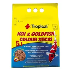 Tropical Koi&amp;Goldfish Colour Sticks spalvą ryškinantis pašaras, 5 l