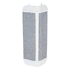 Trixie Scratching Board For Corners kampinis draskomasis paviršius katėms su sizalio paviršiumi, šviesiai pilkas, 32×60 cm