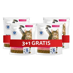 PERFECT FIT Active 1+ 4 x 750 g Visavertis sausas ėdalas suaugusioms katėms, gausus jautienos, 3+1 NEMOKAMAI