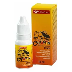 Diafarm Vitamin C lašai jūrų kiaulytėms, 15 ml