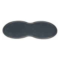 Trixie Place mat gyvūnų maitinimo kilimėlis iš natūralios gumos, neslystantis, tamsiai pilkas, 45 x 25 cm