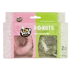 LOLO PETS Vaisių ir daržovių skonio keksiukai šunims 2 vnt. 120 g