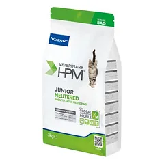 Virbac HPM Cat Junior Neutered 3 kg parduotuvėje zooplus.de