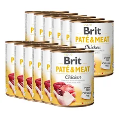 BRIT PATE & MEAT CHICKEN 12x800g