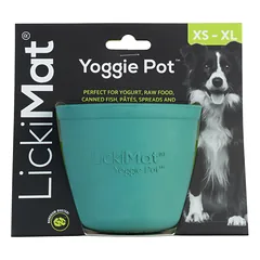 LickiMat Yoggie Pot - laižymo žaislas šunims, puodelis su gumbeliais, Pomarańczowy — 3 nuotrauka
