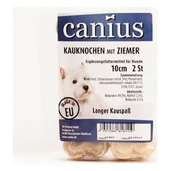 Canius kramtomasis kaulas 10 cm, 2 vnt. pakuotė, skanėstai šunims — 2 nuotrauka
