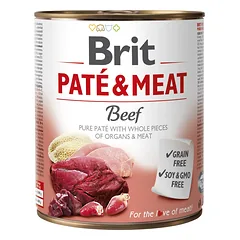 BRIT PATE & MEAT BEEF 800g