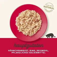 Applaws Pouch drebučiuose, drėgnas maistas katėms, ekonominė pakuotė 32 x 70 g — 3 nuotrauka