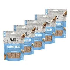 DOLINA NOTECI Smart Chews Allergy Relief 5x100g pagalba esant maisto alergijoms, džiovinti skanėstai šunims