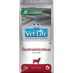 Farmina Vet Life Gastrointestinal Dietinis visavertis pašaras suaugusiems šunims žarnyno absorbcijos sutrikimų mažinimui 12 kg parduotuvėje ramiosblusos.lt