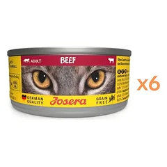 JOSERA Adult Beef 6x85g drėgna maistas katėms su jautiena