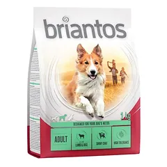 Briantos Adult su ėriena ir ryžiais, sausas maistas šunims, < 1,4 kg — 2 nuotrauka