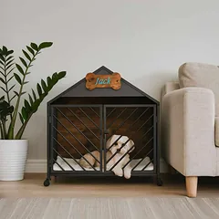 Šunų narvas Relaxdays 10050947_469, 70 × 73 × 53 cm — 3 nuotrauka