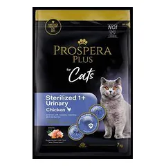 Kačių ėdalas – Prospera Plus Sterilized 1+ vištienos šlapimo takų, 7 kg