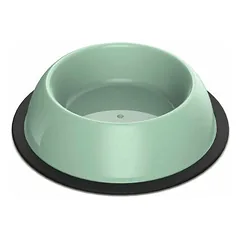 Pet bowl round 19 x 5 h, with anti-slide , lt. 0,40, different colors