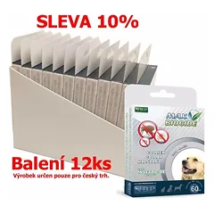 Max Biocidas Antkaklis Šuniui atbaidantis antkaklis, šuo 60 cm (12 vnt) NUOLAIDA 10 % !CZ!