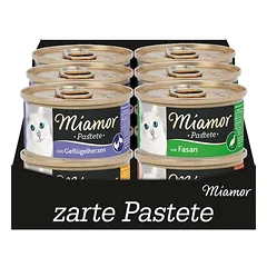 Miamor paštetas, konservai, daugiapakuotė, drėgnas maistas katėms 60 x 85 g — 2 nuotrauka