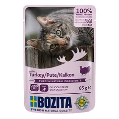 Bozita kąsneliai padaže, maišeliai 12 x 85 g, drėgnas maistas katėms — 4 nuotrauka